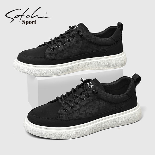 Satchi/Satchi Men's Shoes Genuine Autumn 2025 New Canvas Shoes Sports Casual Shoes Trendy Versatile Sneakers