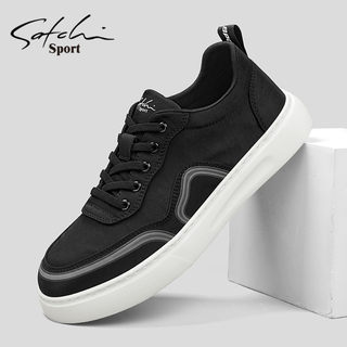 Shachi Men's Shoes Winter 2025 New Men's Casual Shoes Brand Fashion Cloth Shoes Soft Sole Comfortable Sneakers Trendy