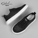 Shachi Men's Shoes 2025 Winter New Men's Fashion Casual Shoes Versatile Breathable Casual Shoes Soft Sole Simple Sneakers