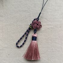 Pure manual preparation of Ping An China knot bag pendant mobile phone pendant Chinese style jewelry