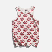 Mùa hè giặt áo không tay thể thao lỏng xu hướng nam xu hướng bãi biển cotton cotton thường xuyên - Áo vest cotton