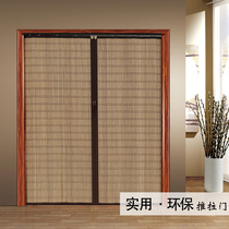 Liangtangtang custom bamboo roller blinds bamboo sliding doors bamboo curtains simple folding doors shopping malls shops farm houses tea rooms partitions