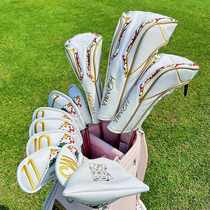 honma Aizu painted golf club set head cover ball head protective cover wood putter cover iron cover womens