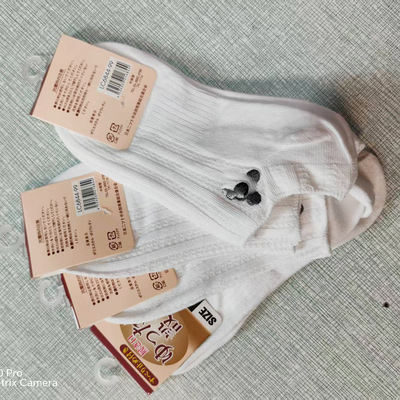 Japanese-style socks, short socks, cotton socks, sweat-absorbing, solid color, versatile, casual, business, breathable, suitable for children under size 38