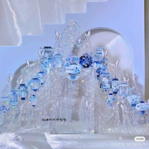 (round price packaging) wines snow mark curtain shell silver pet tape packaging