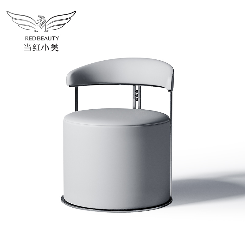 Fancy light and luxurious stainless steel tea table and chairs Single sofa chair Living room Leisure chair New Chinese style lap chair modern single chair