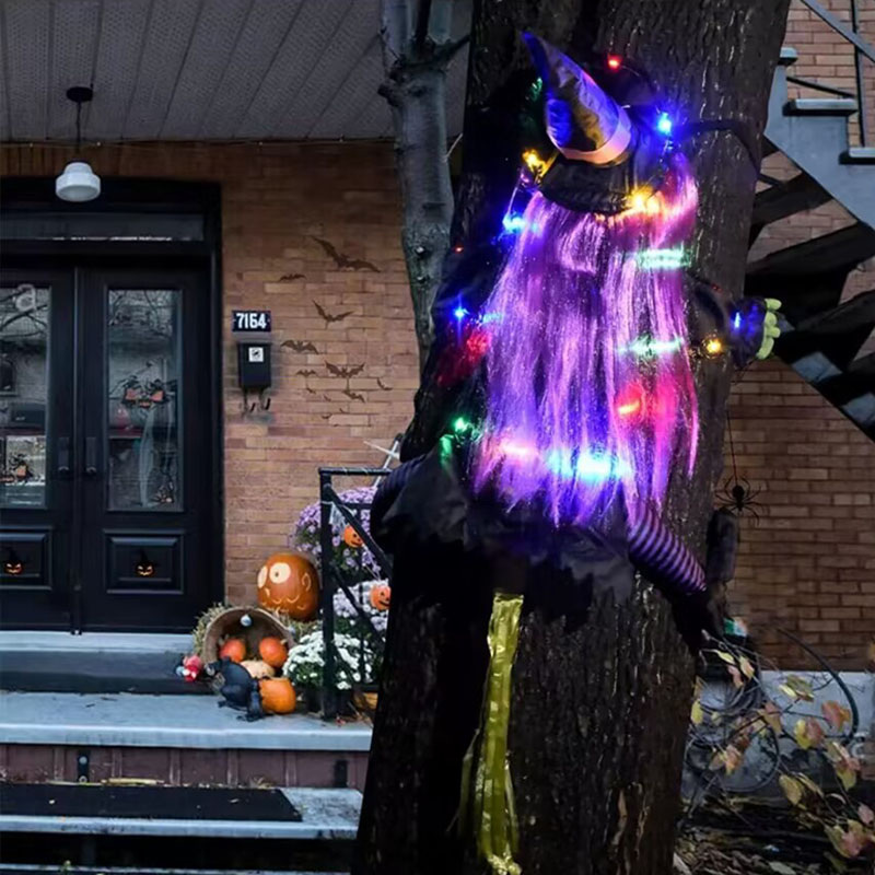 Glowing Witch Crashed Into a Tree