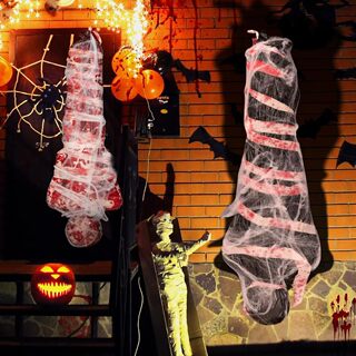 Halloween Decoration Fake Horror Props Wrap Hanging Decoration Haunted House Secret Room Bar Scary Outdoor Scene