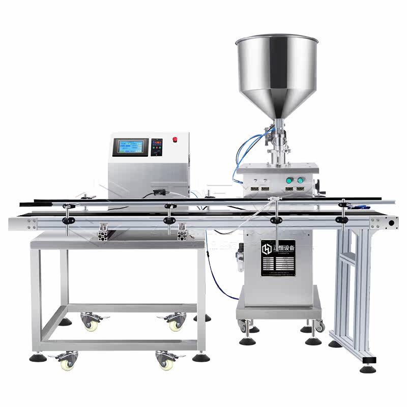 ZH automatic single head paste filling machine Pneumatic sauce honey cosmetic cream quantitative filling machine equipment