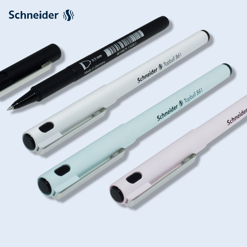 Imported German Schneider Schneider student writing office writing exam 861 water-based ballpoint pen signature pen