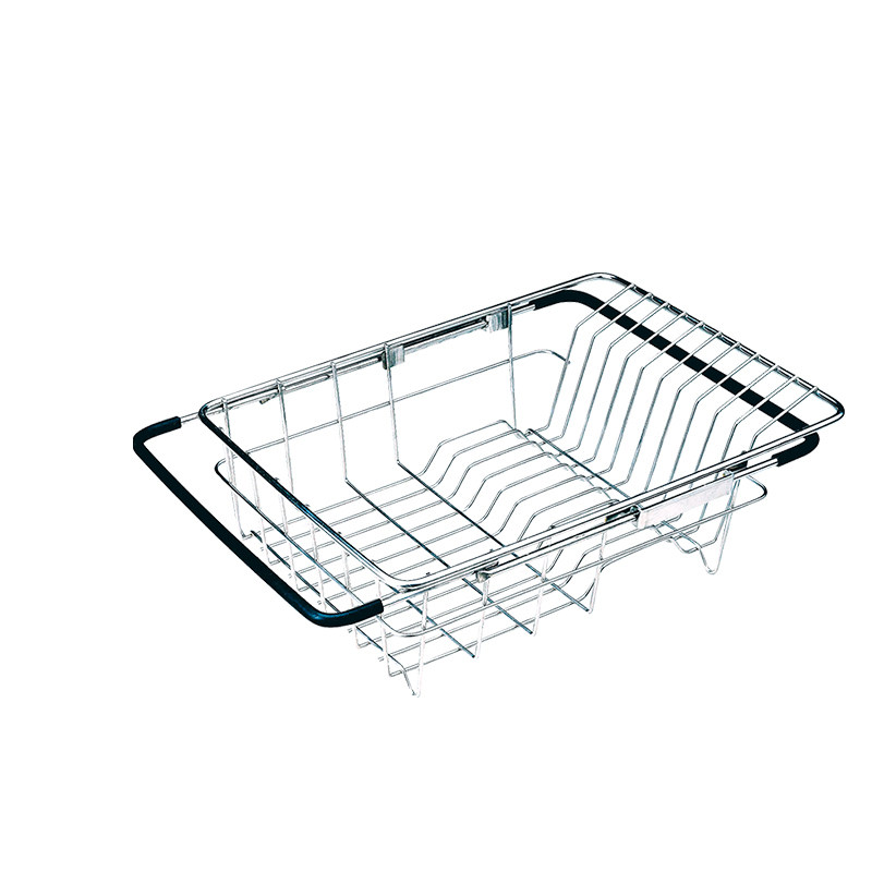 Morn Stainless Steel Durable Adjustable Drain Basket Wash Vegetable Basket Premium Kitchen Sink Accessories 23701 cramp-Taobao