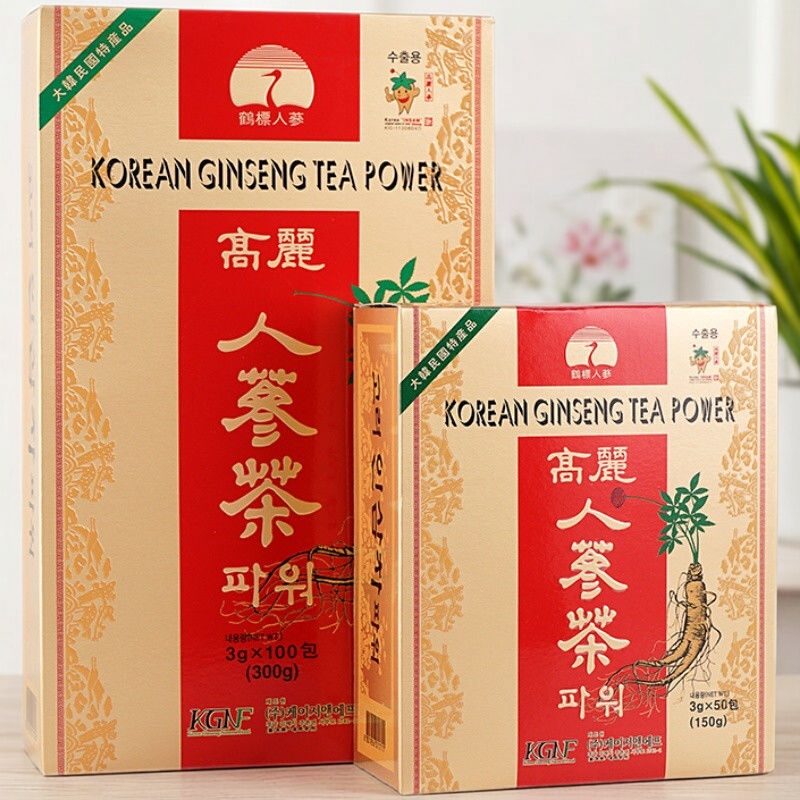 Korean Ginseng Tea, Original Imported, Hefei Brand Korean Ginseng Tea, Red Ginseng Tea, Mid-Autumn Festival Gift, Health Tea, Individually Packaged