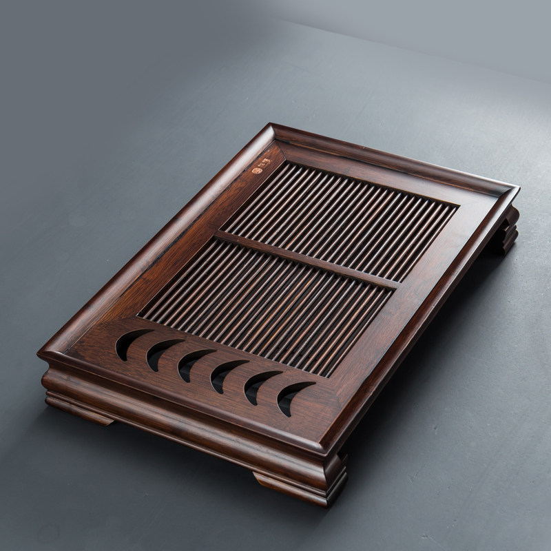 Xiangfu tea tray household simple kung fu tea set Japanese-style draining tea table living room drawer-type light luxury draining table tray