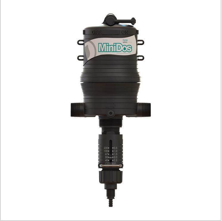 American Dome drip dispenser MiniDos 10% proportional fertilization pump agricultural garden farm ratio dilution pump