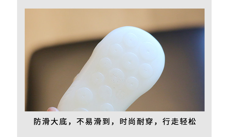 小溜宝学步鞋春秋季女宝宝凉鞋6个月软底婴儿鞋男童透气单网眼鞋2 — 8