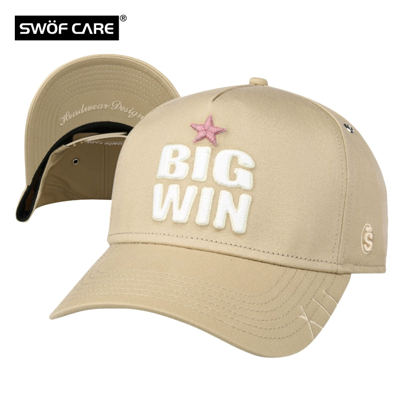 SWOFCARE 3D thêu nam nữ xu hướng thời trang che nắng nón lưỡi vịt thể thao nón lưỡi trai BIGWIN - Mũ thể thao