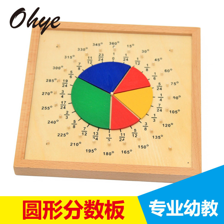Montessori Montessori Mathematics Teaching Aids for Early Childhood Education Educational Toys Round Score Board Professional Edition