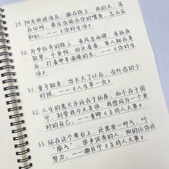 Floral Script Calligraphy Book: Birds in Flight Collection, Cctv Copywriting, Eighteen Floors Cctv Regular Script Calligraphy Book, Lemon Beautiful Font Practice Book