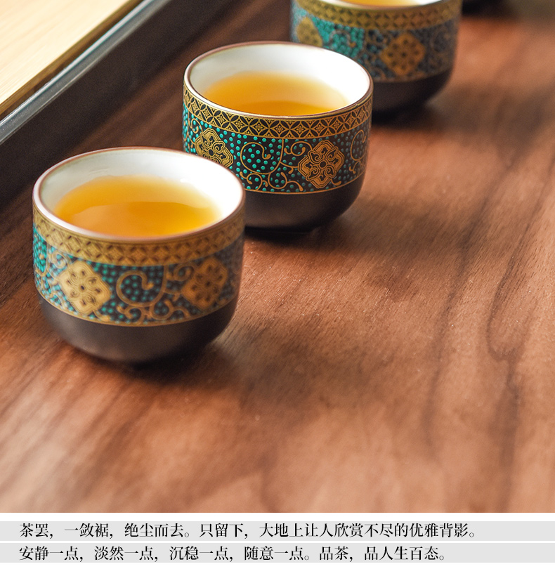 Become precious little ancient ceramic cups kung fu tea tea set household sample tea cup, small single cup bowl masters cup cup