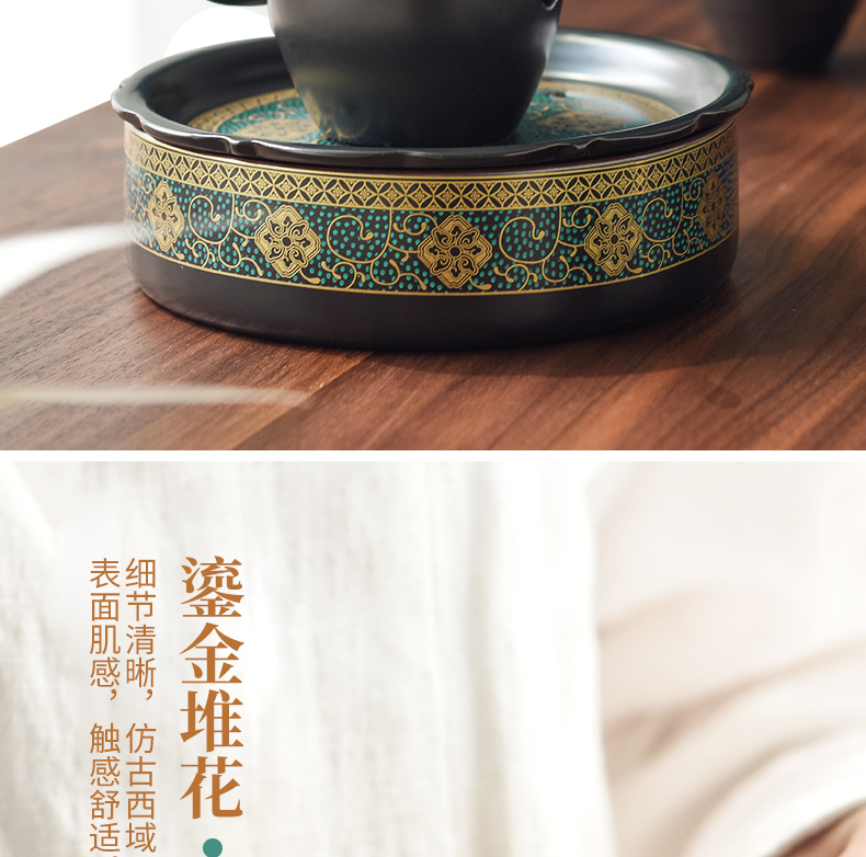 Become precious little to restore ancient ways ancient teapot teacup ceramic kung fu tea set suit household contracted teapot single pot