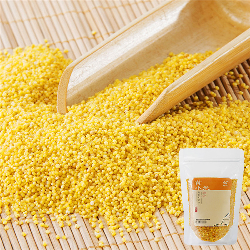 Jiugu Garden Shanxi Yellow Millet New Rice Sweet Waxy Viscous Moon Cereals Coarse Cereals Eating Rice Porridge 360g