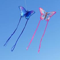 Flying together long streamer couple butterfly kite breeze easy to fly high-end children and adults only Internet celebrity Weifang Shandong