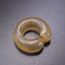 Hongshan Culture Jade Pig Dragon Pendant High Ancient Culture Crystal Jade Dragon Pendant Hand-carved C Dragon Jade Ring Jade Ring