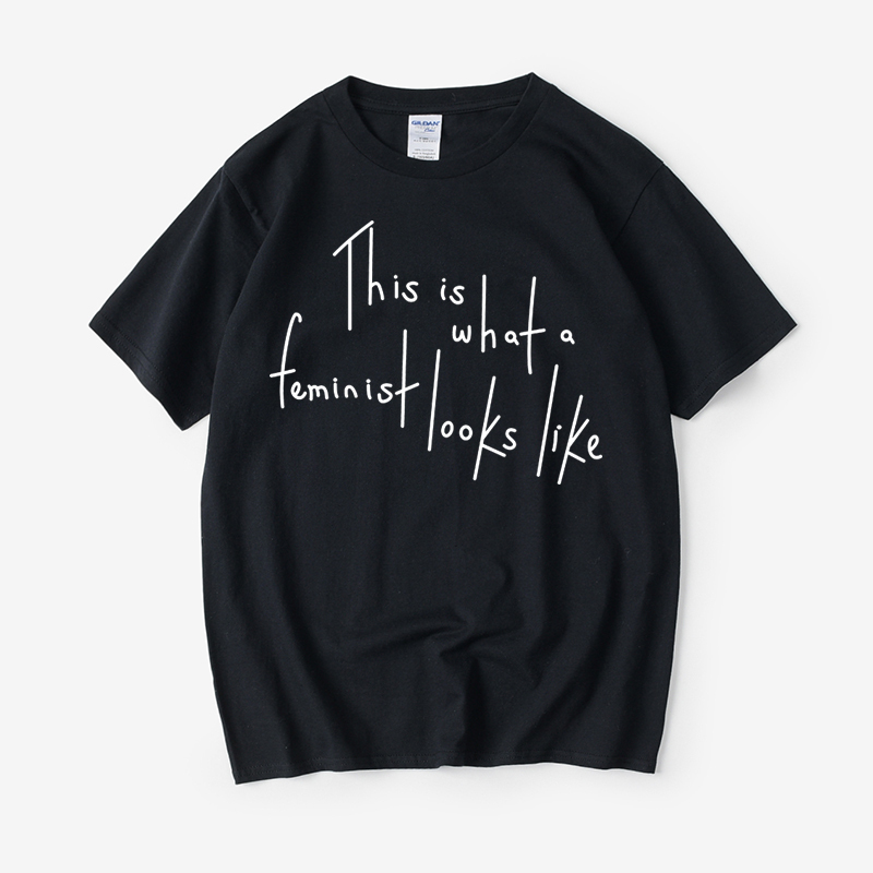 Feminist Sherlock Holmes Benedict Cumberbatch T-Shirt Short-Sleeved Round Neck Summer Unisex Couple Outfit Top