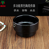 Thai craft card swallows universal bowl water cup for rice bowls for ceramic pure black for a bowl pendulum