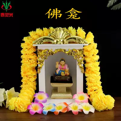 Thai Buddhist crafts, wooden cabinets, sacred objects, placed on the temple, storage base ornaments, Universal