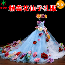 Thai Buddhist Gift Dress dress Long dress Dress Shoes Bag Clothing Fish Tail sister Butterfly Swing Pieces