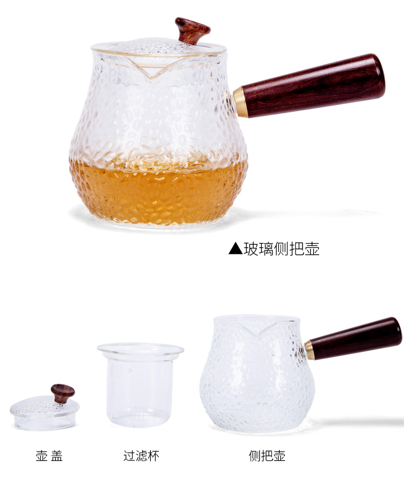 Japanese automatic constant temperature heating cup mat household ceramic teapot warm cup of transparent glass tea cup warmer