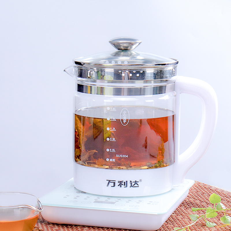 Jane is qualitative heat - resistant glass curing pot of large capacity steam pot creative household electrical TaoLu teapot flower pot