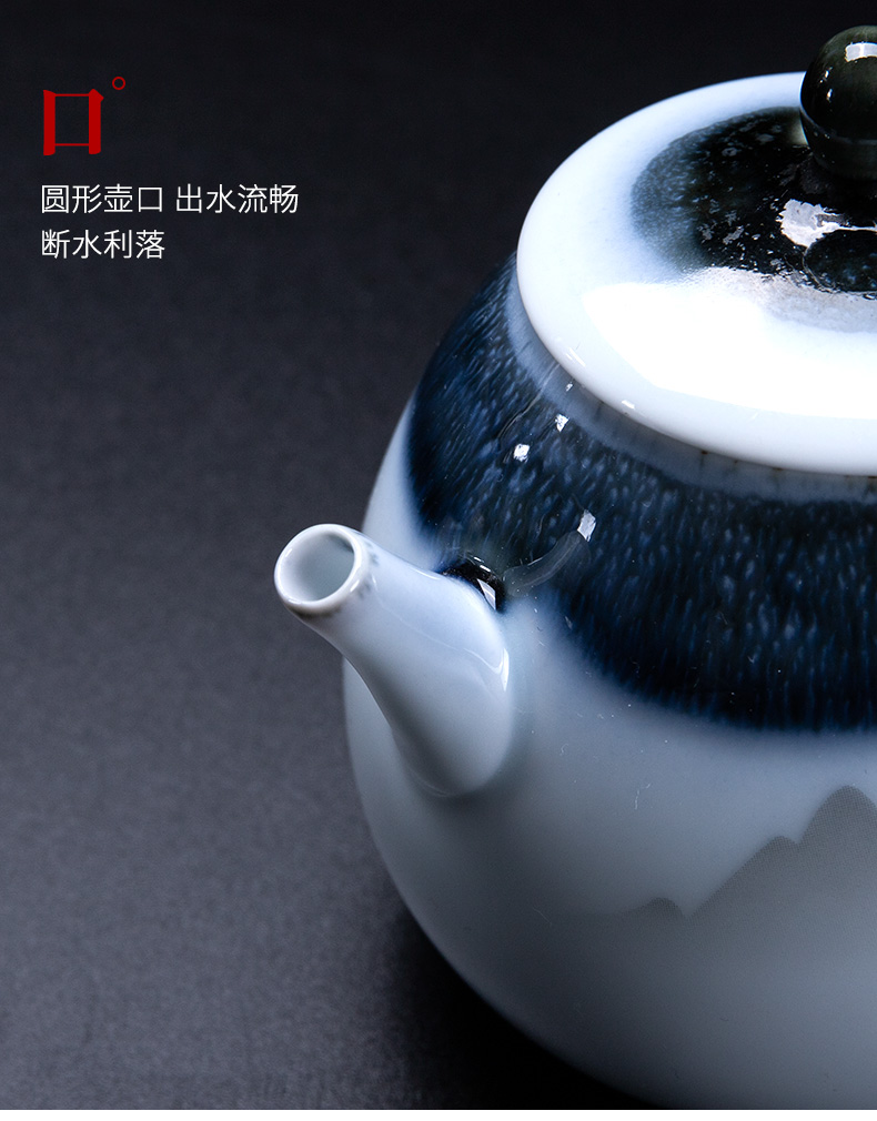 Jane quality Japanese ceramic teapot single pot small contracted household kung fu tea set spare parts xi shi pot of tea