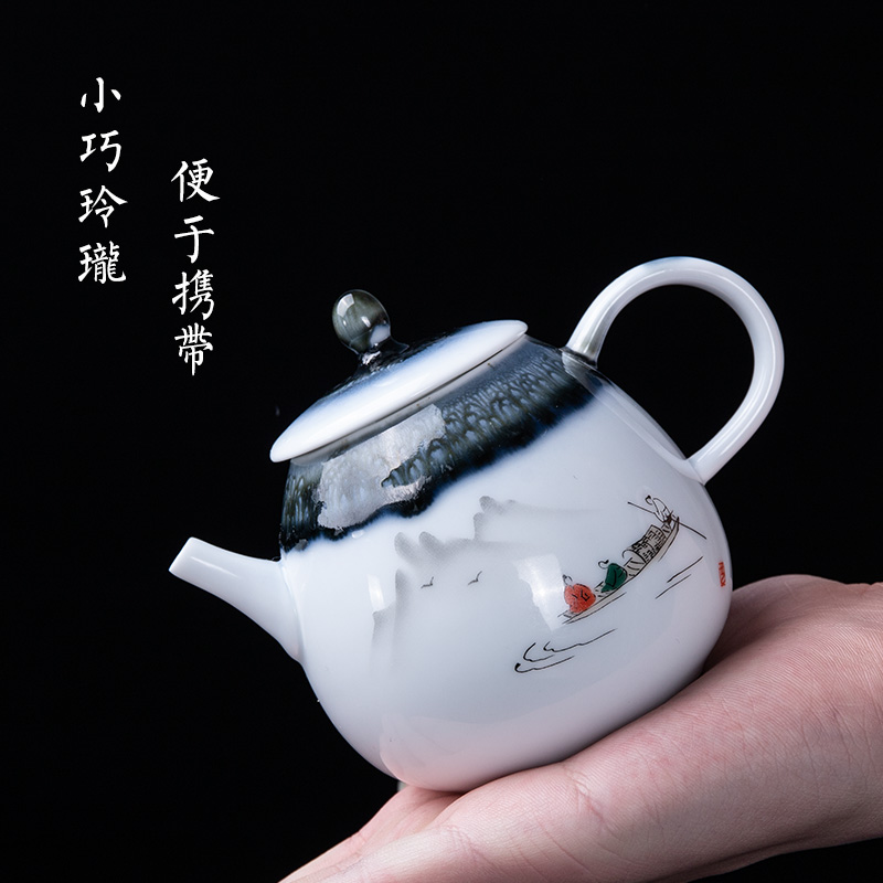 Jane quality Japanese ceramic teapot single pot small contracted household kung fu tea set spare parts xi shi pot of tea