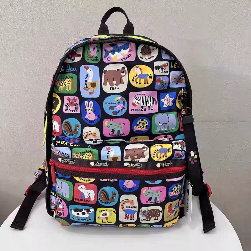 Lejia Original New Model Duck-Themed Playful Outdoor Casual Parent-Child Double Compartment Double Zipper Backpack School Bag