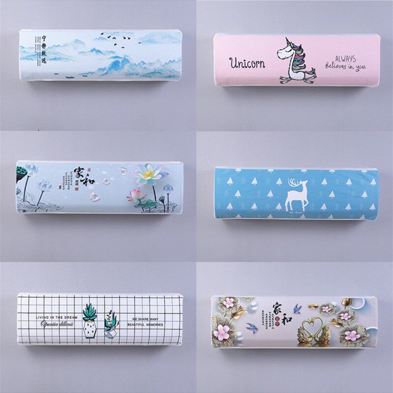 Cartoon Full Bag Hanging Air Conditioning Hood Dust Cover Indoor Beauty Haier Force Minimalist Wall-mounted Air Conditioning Set 1 5p Picker