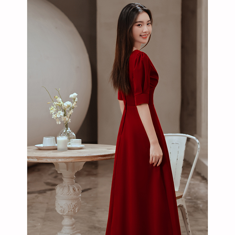 Evening dress, red summer skirt, suitable for teen Evening dress, red summer skirt, suitable for teen
