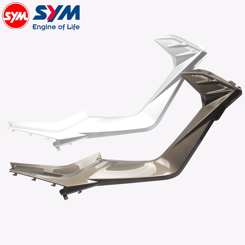 Sanyang CRUISYM cruise 300 foot pedal right side cover decorative cover edge strip silver gray original dress import