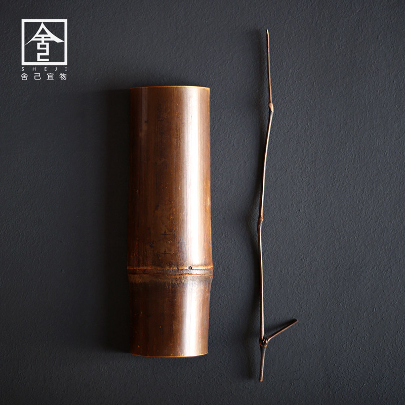 Rejy Yi material ancient carbonized tea set Zen retro tea tea needle with bamboo teaspoon tea ceremony accessories