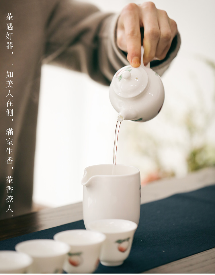 The Self - "appropriate content of jingdezhen kung fu tea pot CiHu teapot household utensils suit Japanese teapot little teapot