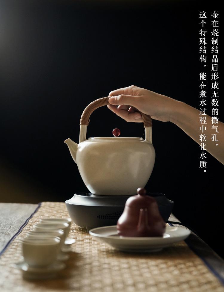 Household electrical TaoLu TaoLu boiling tea tea stove suit white tea boiling tea ware ceramic teapot tea stove ceramic furnace