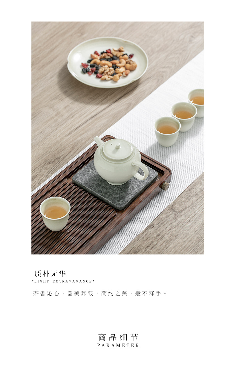 The Self - "appropriate physical plant ash jingdezhen ceramic teapot manual teapot tea set tea kungfu single pot