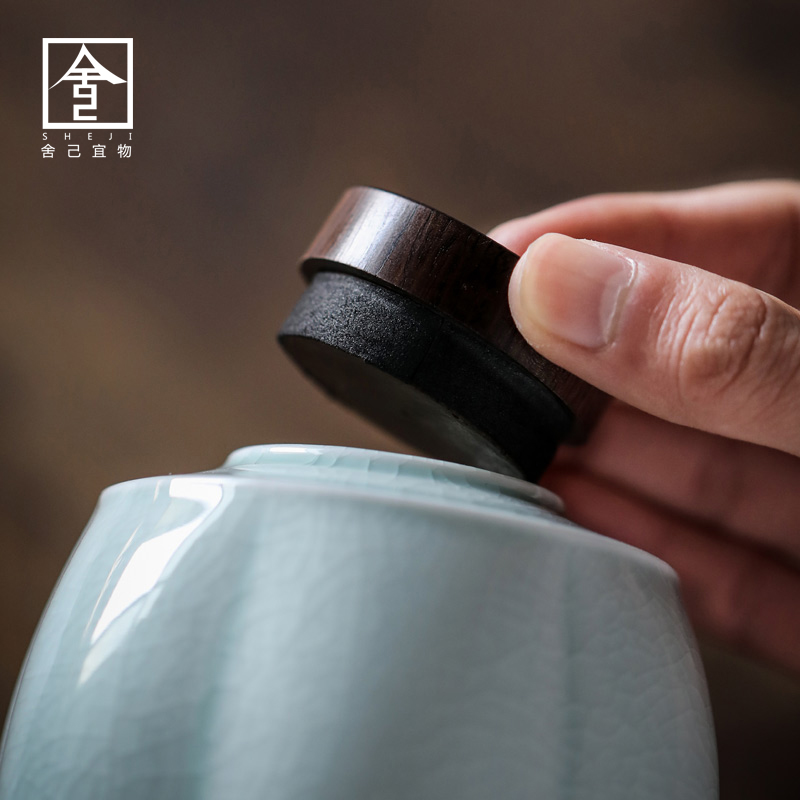 The Self - "appropriate content small ceramic tea pot seal pot household ceramics to restore ancient ways small POTS Japanese tea storage tanks