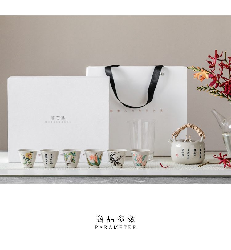 The Self - "appropriate content of jingdezhen write little teapot hand - made of hand - made ceramic teapot suit household tea art restores ancient ways the tea taking