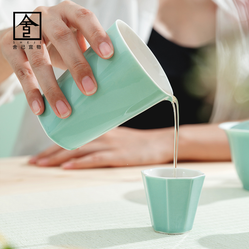The Self - "appropriate content manually cyan fair keller cup retro points tea kung fu tea set jingdezhen household