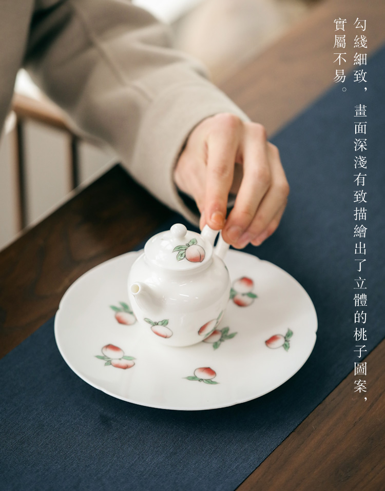 The Self - "appropriate content of jingdezhen kung fu tea pot CiHu teapot household utensils suit Japanese teapot little teapot