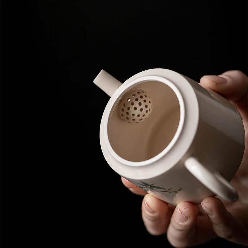 The Self - "appropriate content teapot tea jingdezhen ceramic teapot single pot of restoring ancient ways of household little teapot Japanese single