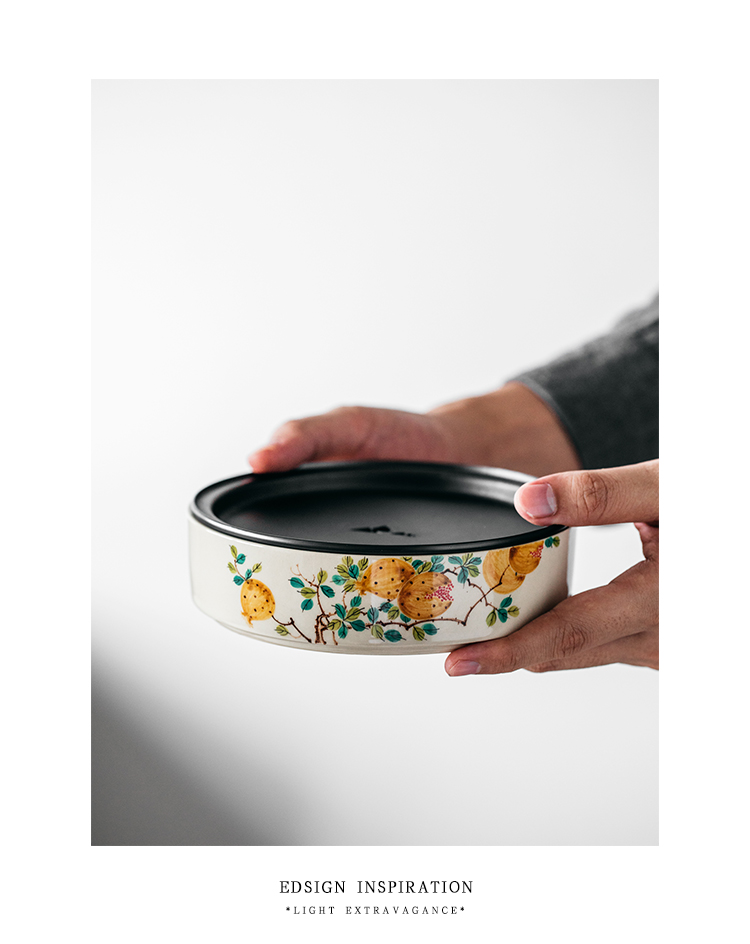 The Self - "appropriate content of jingdezhen hand - made pomegranate pot of bearing dry mercifully Taiwan zen Japanese water dry mercifully water tea restoring ancient ways