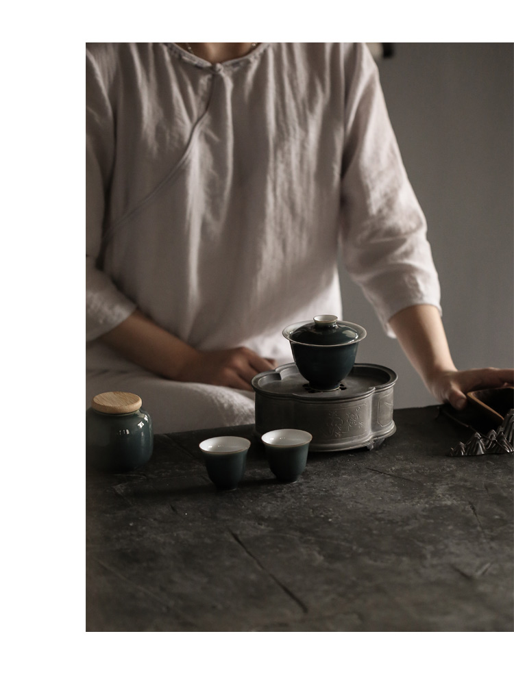 The Self - "appropriate content small caddy fixings household seal pot to restore ancient ways small POTS ceramic Japanese tea storage tanks